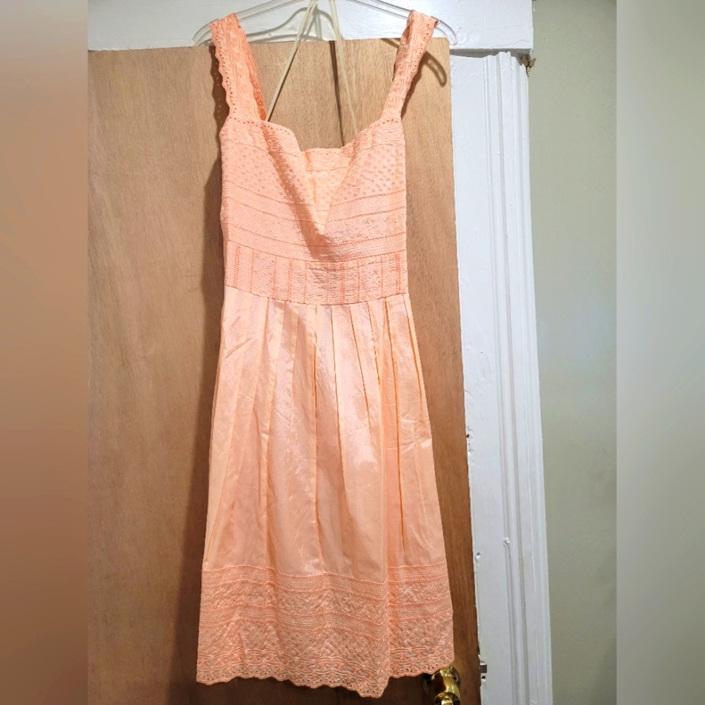 Peach Spring Dress